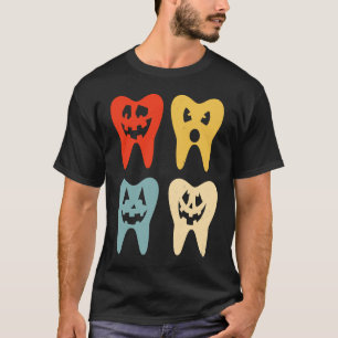 Vintage Halloween Dental Women, Men, Kids, Funny R T-Shirt
