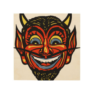 vintage devil face
