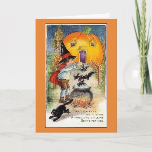 Vintage Halloween _ Drunk for Halloween Card