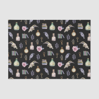 Vintage Halloween Elements Pattern Tissue Paper