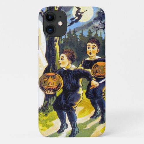 Vintage Halloween Ephemera iPhone 11 Case