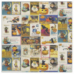 Vintage Halloween Ephemera Fabric