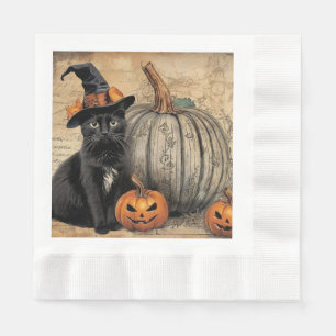 Vintage Halloween Ephemera Napkins