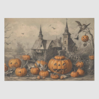 Vintage Halloween Ephemera Tissue Paper