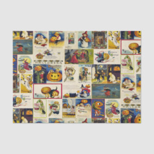 Vintage Halloween Ephemera Tissue Paper