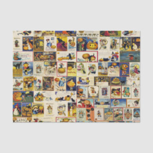 Vintage Halloween Ephemera Tissue Paper