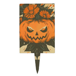 Vintage/Halloween/Fall/pumpkin Cake Topper