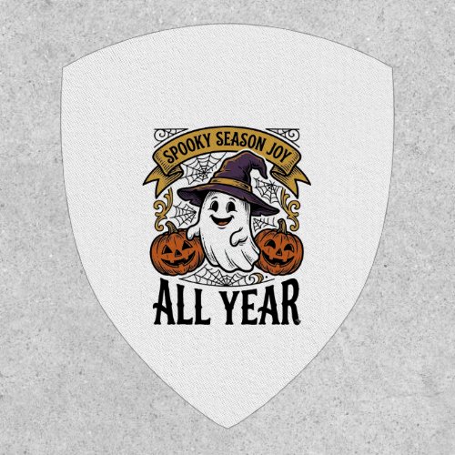 Vintage Halloween Ghost Spooky Season Joy Shirt_1 Patch