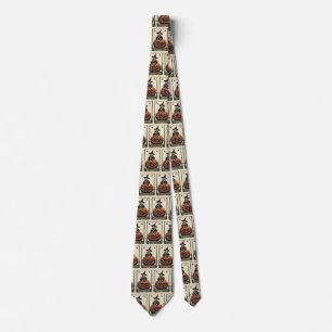 Vintage Halloween Girl on Jack o'Lantern Neck Tie