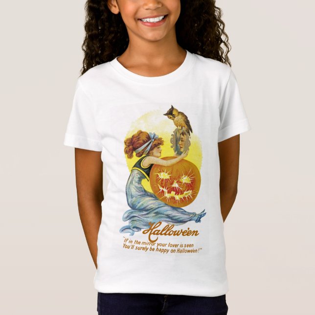 Vintage Halloween Glamour T-Shirt (Front)