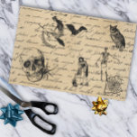 Vintage Halloween Goth Decoupage Victorian  Tissue Paper<br><div class="desc">This design was created though digital art.  It may be personalized in the area provided

Contact me at colorflowcreations@gmail.com if you with to have this design on another product.  

.   See more of my creations or follow me at www.facebook.com/colorflowcreations,  www.instagram.com/colorflowcreations,  www.twitter.com/colorflowart,  and www.pinterest.com/colorflowcreations.</div>