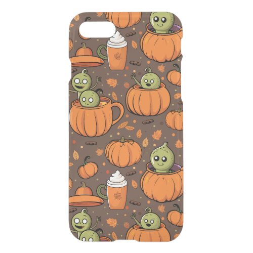 Vintage Halloween Gourd Gang Party iPhone SE87 Case