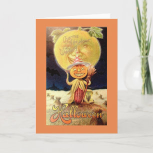 Vintage Halloween Greeting Card