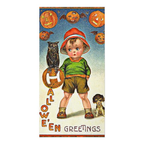 Vintage Halloween Greeting Card