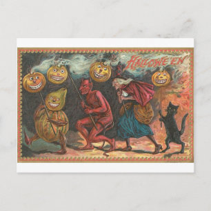 Vintage Halloween Greeting Cards Classic Posters