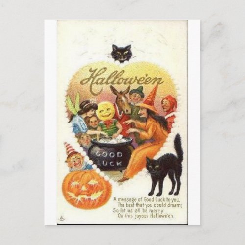 Vintage Halloween Greeting Cards Classic Posters