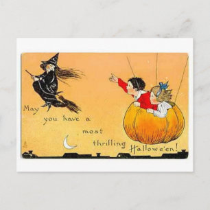 Vintage Halloween Greeting Cards Classic Posters