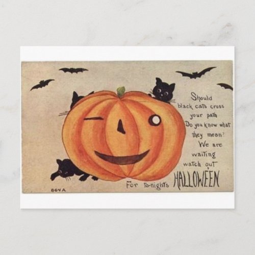 Vintage Halloween Greeting Cards Classic Posters