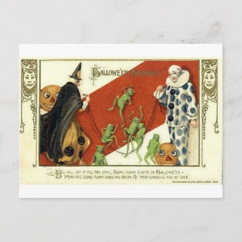 Vintage Halloween Greeting Cards Classic Posters