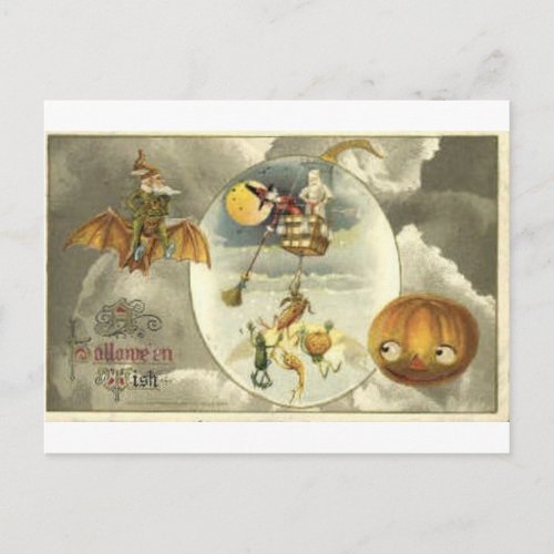 Vintage Halloween Greeting Cards Classic Posters