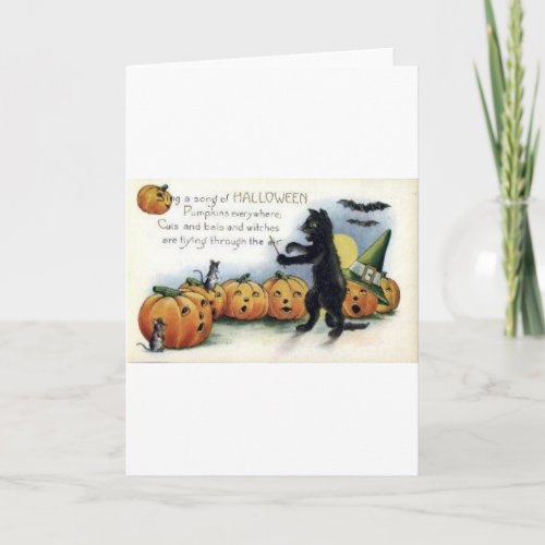 Vintage Halloween Greeting Cards Classic Posters