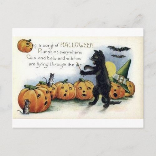 Vintage Halloween Greeting Cards Classic Posters