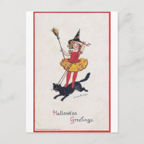 Vintage Halloween Greeting Cards Classic Posters