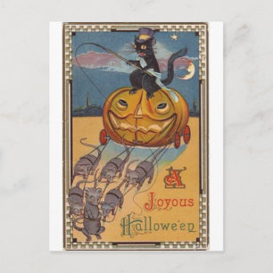 Vintage Halloween Greeting Cards Classic Posters