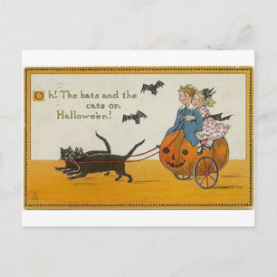Vintage Halloween Greeting Cards Classic Posters