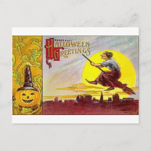 Vintage Halloween Greeting Cards Classic Posters