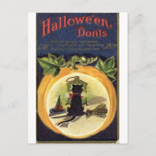 Vintage Halloween Greeting Cards Classic Posters