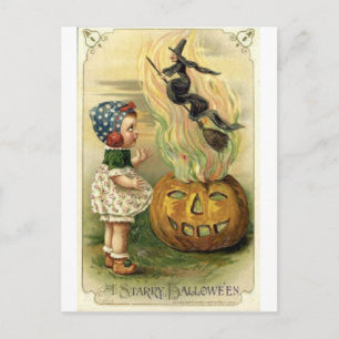 Vintage Halloween Greeting Cards Classic Posters