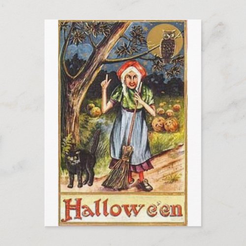 Vintage Halloween Greeting Cards Classic Posters