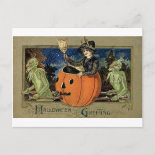 Vintage Halloween Greeting Cards Classic Posters