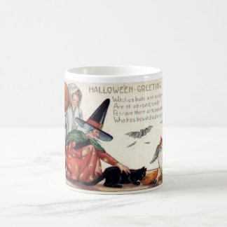 Vintage Halloween Greeting Cards Classic Posters Coffee Mug