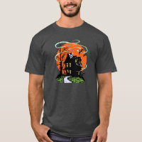 Vintage Halloween Haunted House T-Shirt
