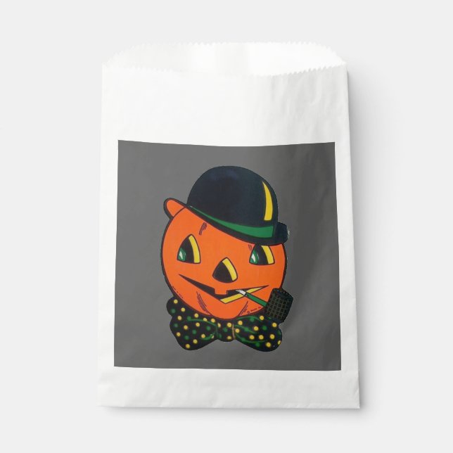 Vintage Halloween Holiday favor bag (Front)