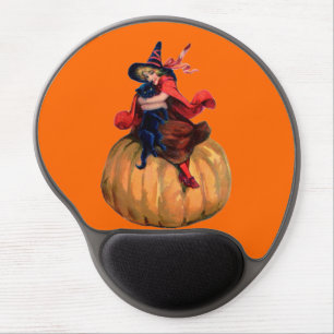 Vintage Halloween Hugs Gel Mouse Pad