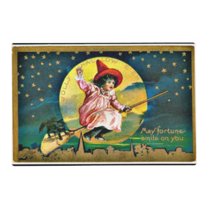 Vintage Halloween Illustration Placemat