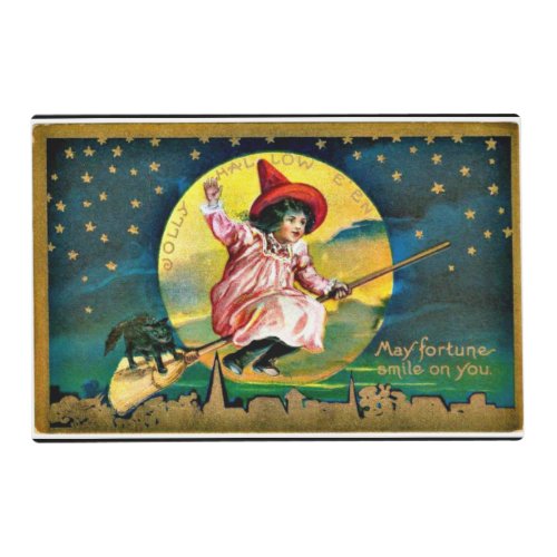 Vintage Halloween Illustration Placemat