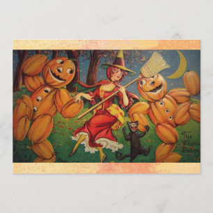 Vintage Halloween Invitation