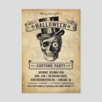 Vintage Halloween Invitation - Costume Party