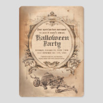 Vintage Halloween Invitation Victorian Gothic