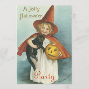Vintage Halloween Invitations