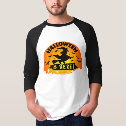 VINTAGE HALLOWEEN IS HERE T_Shirt