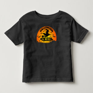 VINTAGE HALLOWEEN IS HERE TODDLER T-SHIRT