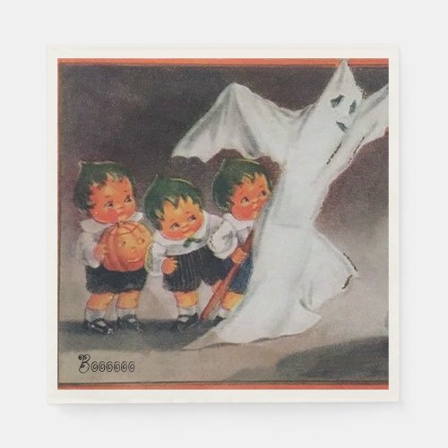 Vintage Halloween Little Sprites Paper Napkins