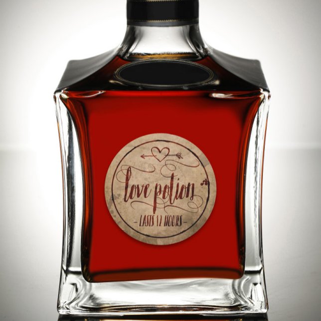 Vintage Halloween Love Potion Label (Creator Uploaded)