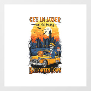 Vintage Halloween Movie Floor Decals