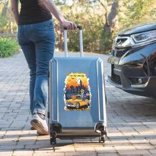 Vintage Halloween Movie Sticker